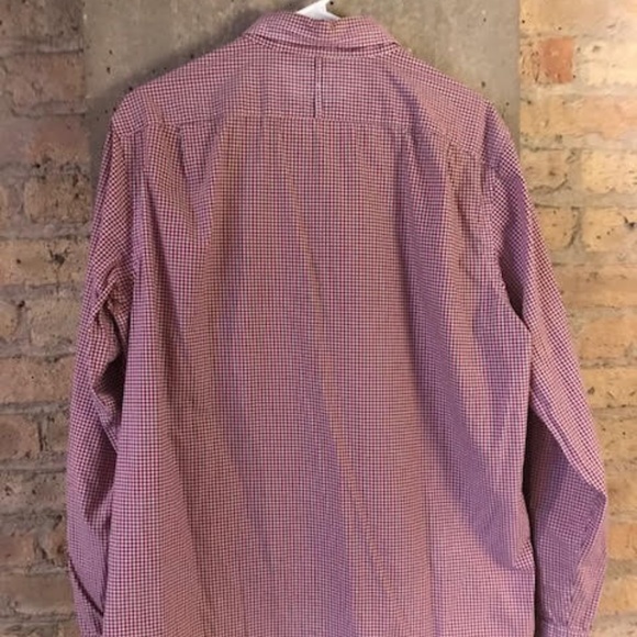 Banana Republic Red Gingham Button Down - L - Picture 4 of 8